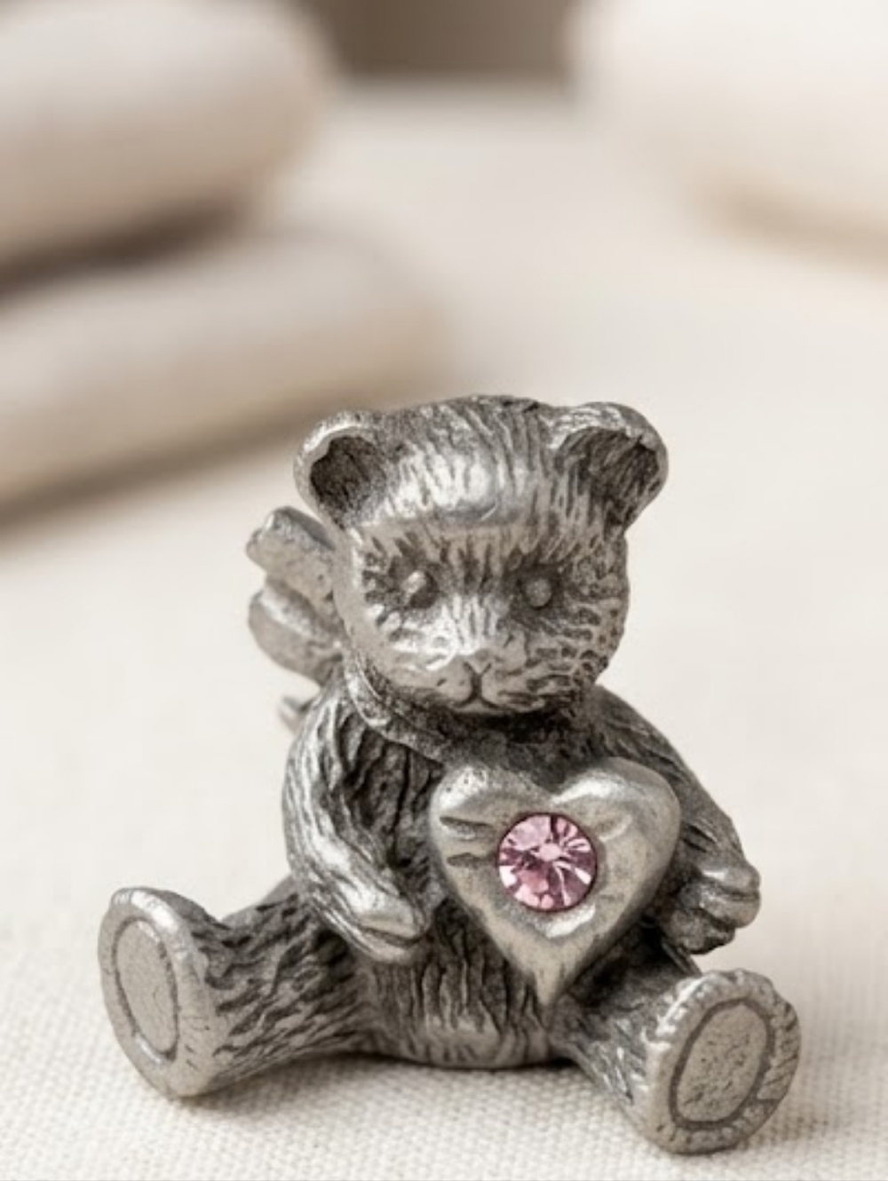 Vintage October Birthstone Bear